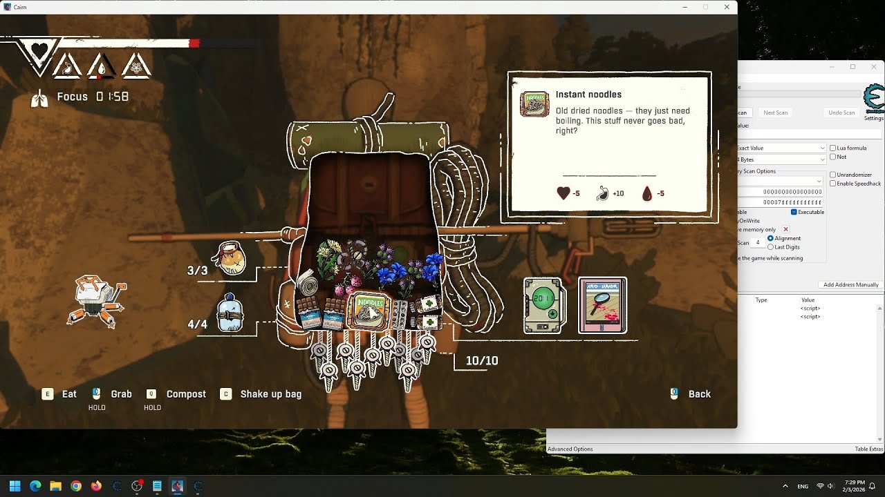 Cairn - Cheat Item Quantity