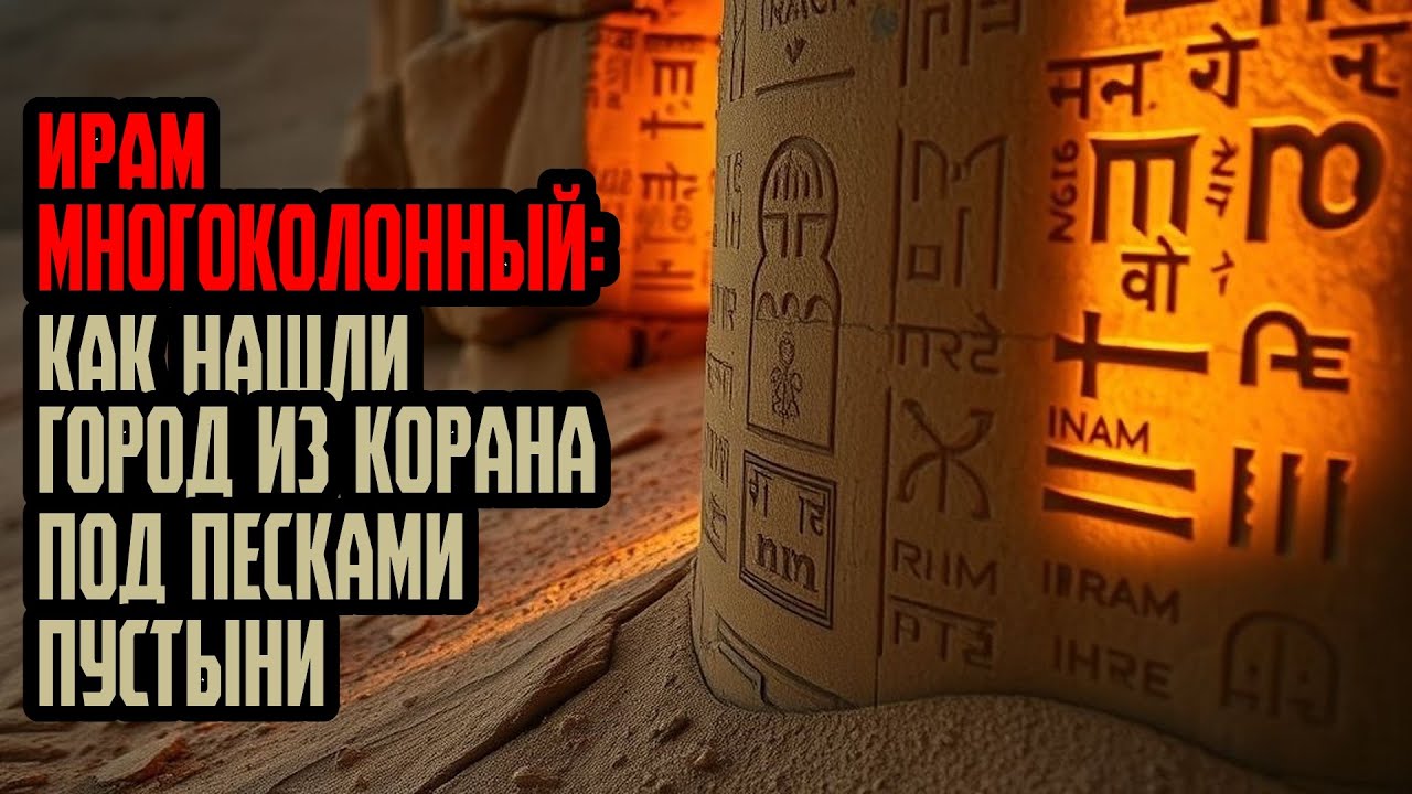 ИРАМ МНОГОКОЛОННЫЙ КАК НАШЛИ ГОРОД ИЗ КОРАНА ПОД ПЕСКАМИ ПУСТЫНИ