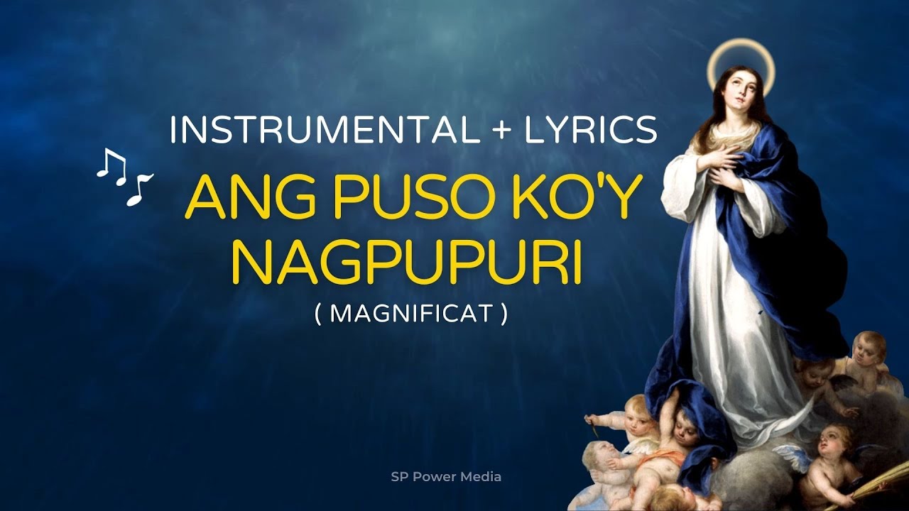 Ang Puso Ko'y Nagpupuri Magnificat Instrumental + Lyrics