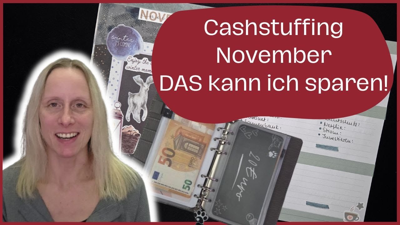 SPAREN Cash Stuffing November 💸 Zuschauer Post! 🥳#umschlagmethode #budgetplanung #vlog