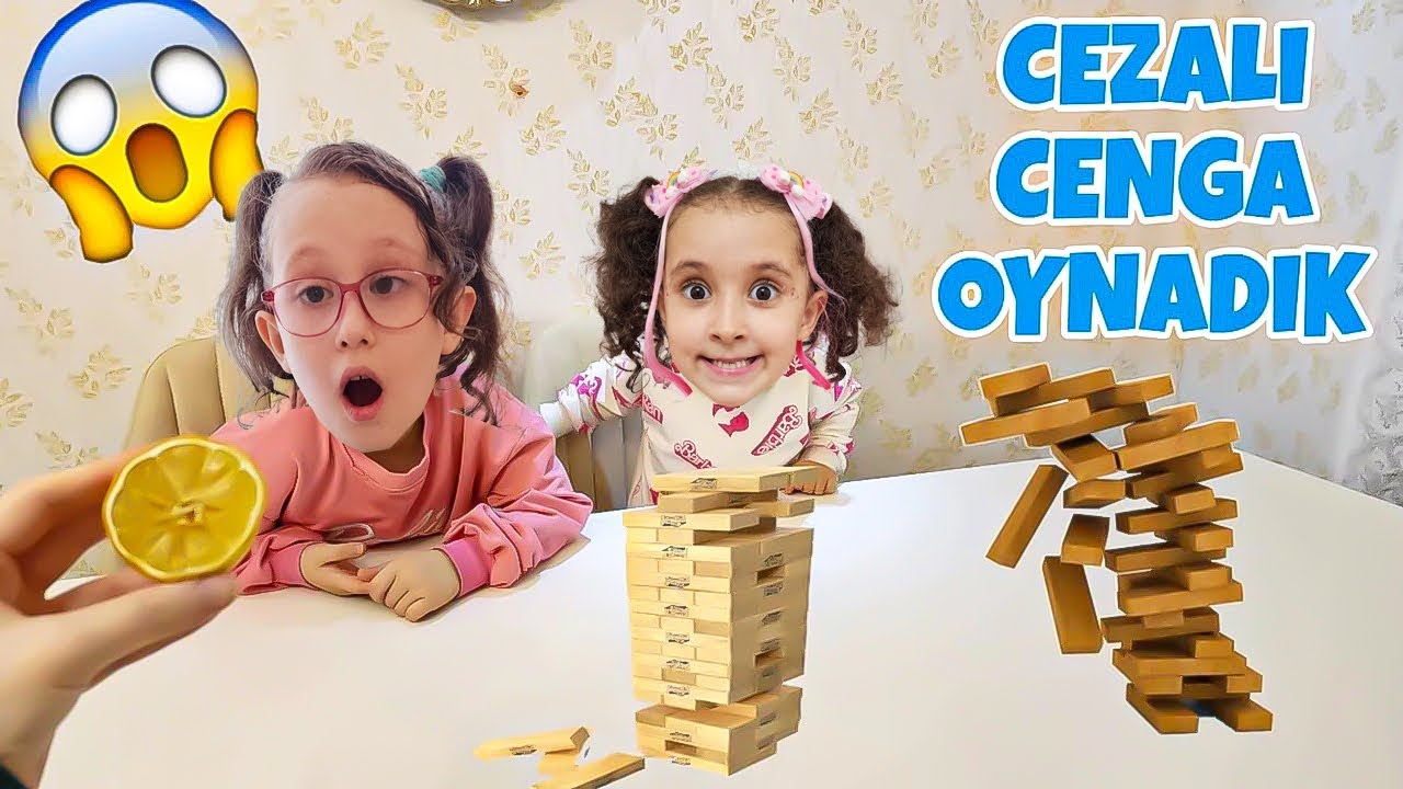 BAHAR VE BANU ALYA CEZALI JENGA OYNADIK !!