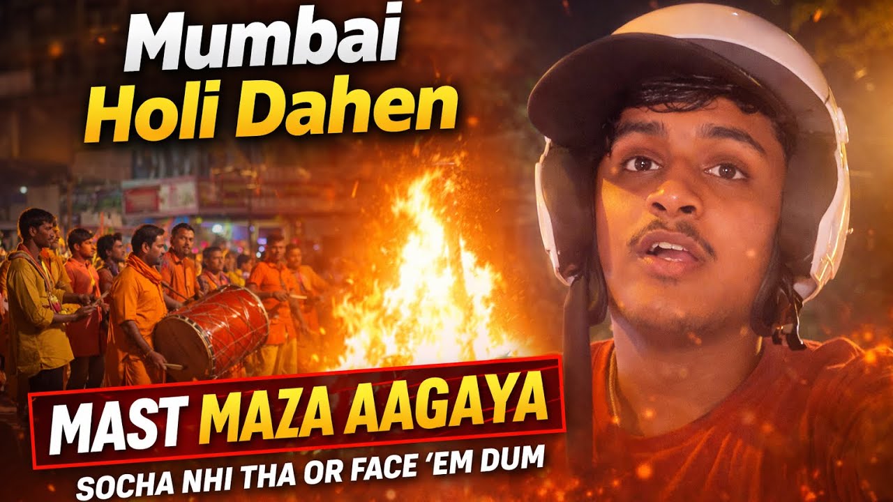 Mumbai Holi Dahan Celebration 2026 🔥 | Itna Maza Aayega Socha Nhi Tha