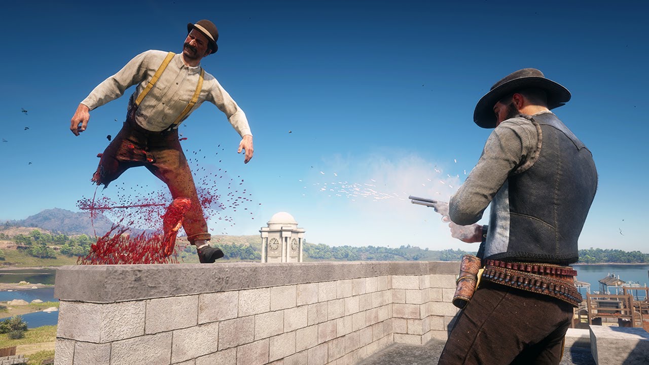 Red Dead Redemption 2 4K 60FPS - Смешные и жестокие моменты, том 172 (Euphoria Ragdolls)