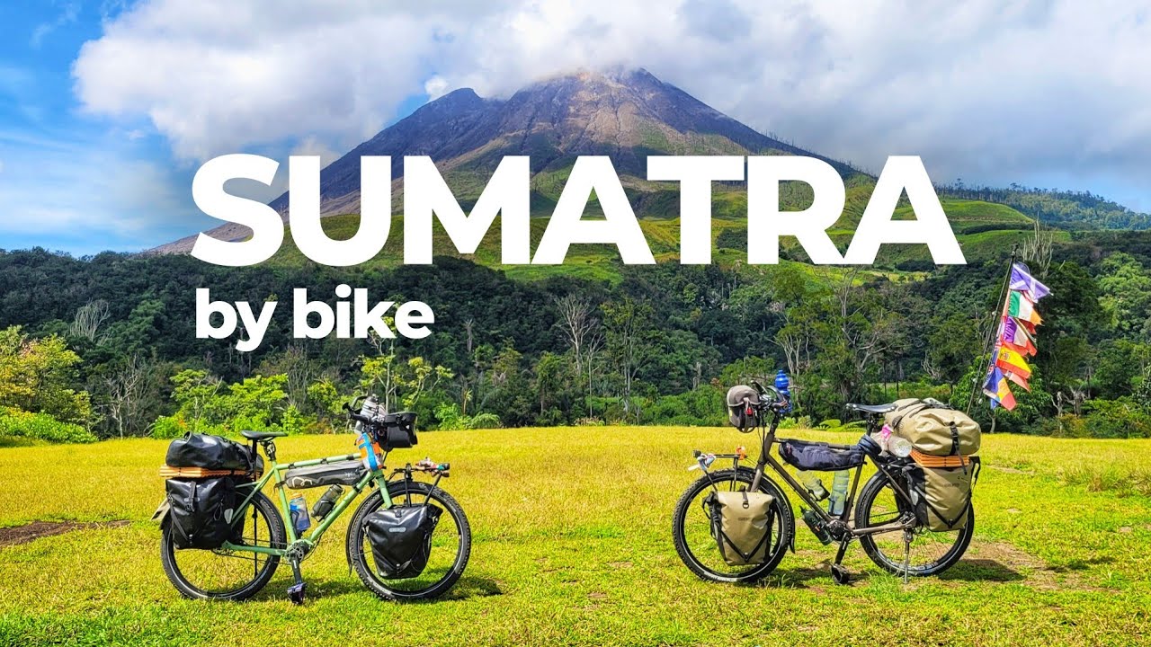 Radreise SUMATRA: Indonesiens VULKANE, Berge und Regenwald | Weltreise mit Fahrrad Südostasien [101]