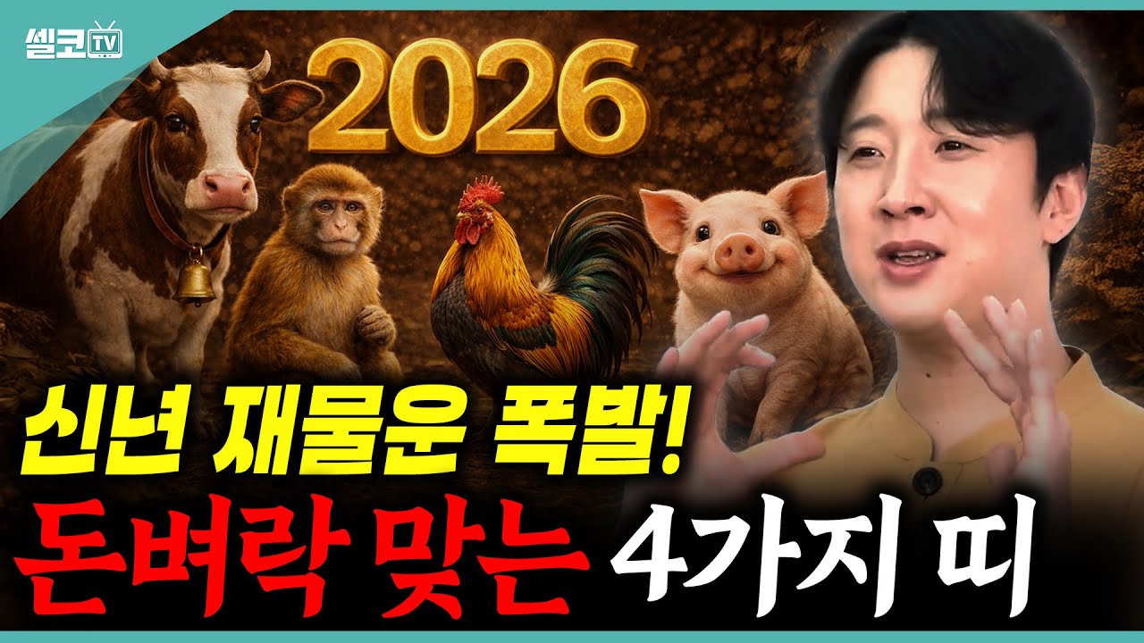'이 띠'들이 돈 싹 쓸어담습니다! 신년에 금전운 폭발하는 4가지 띠는? (한울도령)