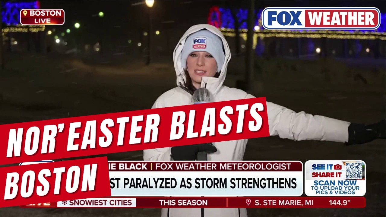 Blizzard Of 2026 Slams Boston With Fierce Wind Gusts, Extreme Snow As Peak Of Storm Continues