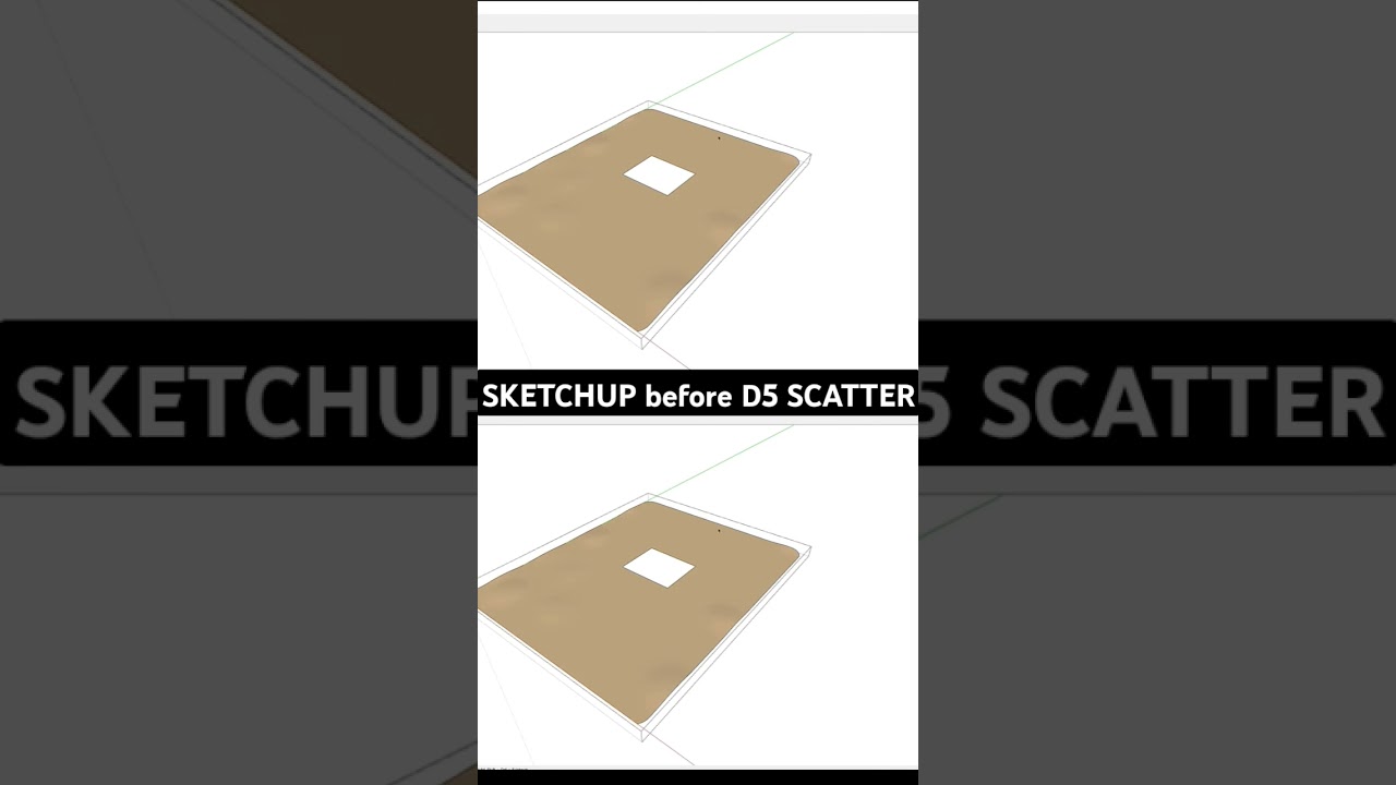 Preparing Your Sketchup Model For D5 Render Scatter!