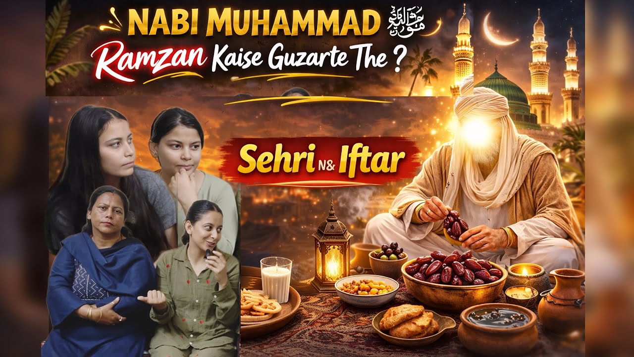 Ramzan Mein Nabi ﷺ Kaise Rehte The? | Pyare Nabi Ki Sehri Aur Iftar Ka Asli Tariqa 😲
