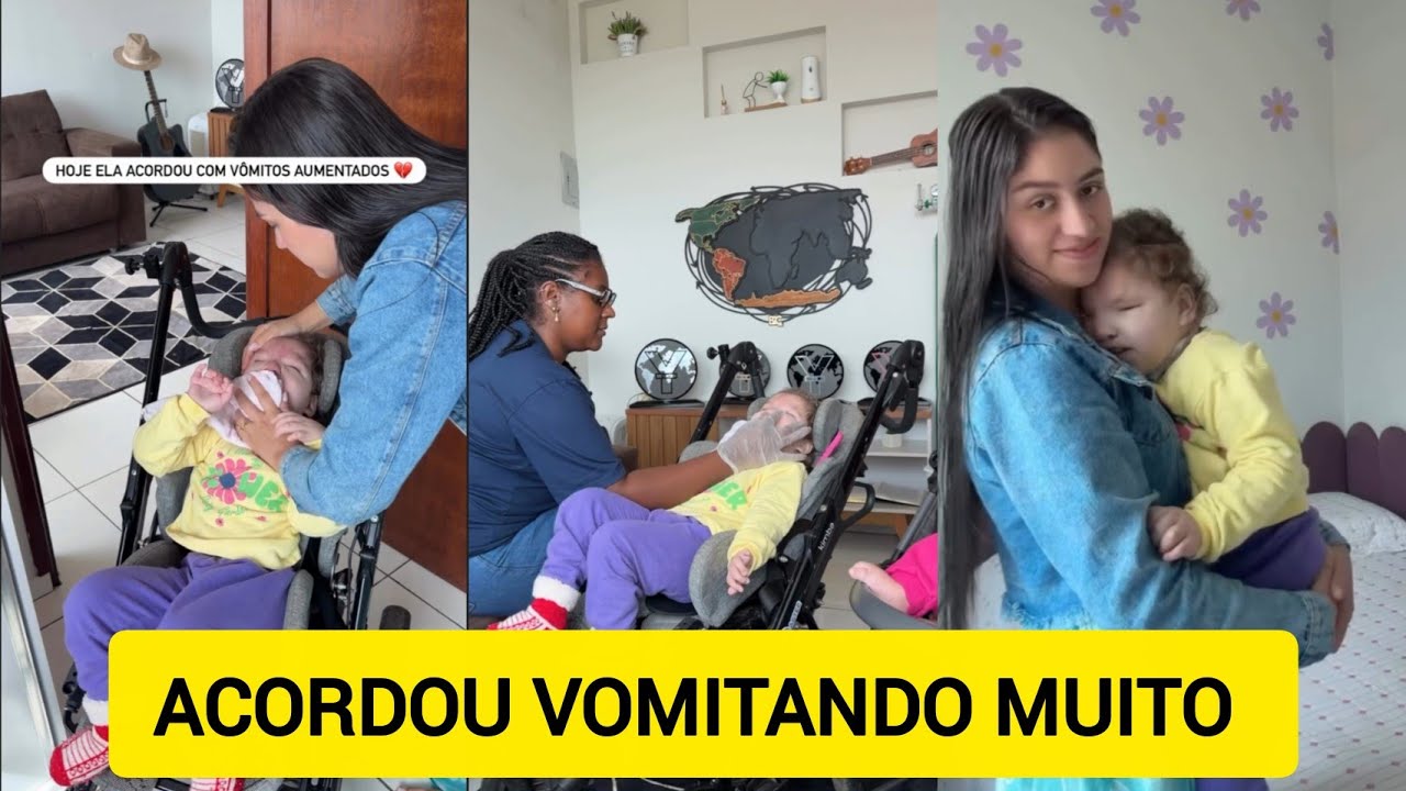 ANA VITÓRIA CONTOU QUE HADASSA ACORDOU VOMITANDO MUITO 