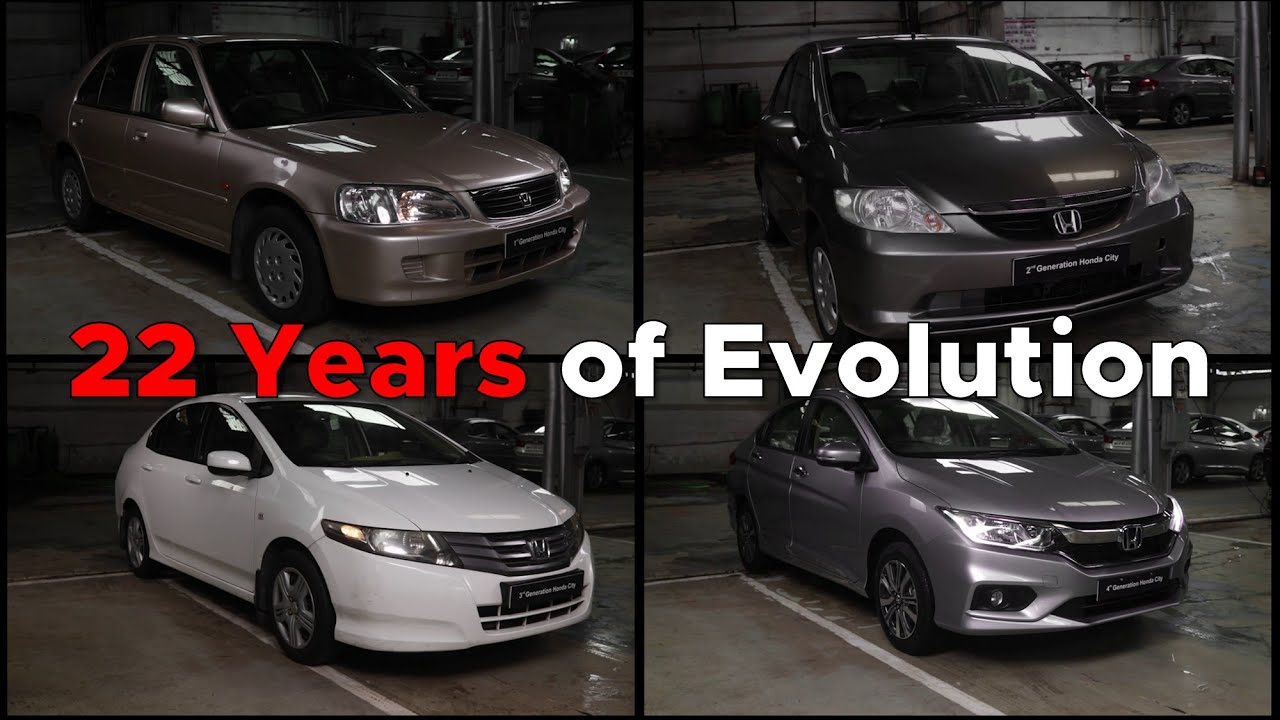 Honda City All Generations Evolution | #TributeTotheLegend | Arya Honda Mumbai