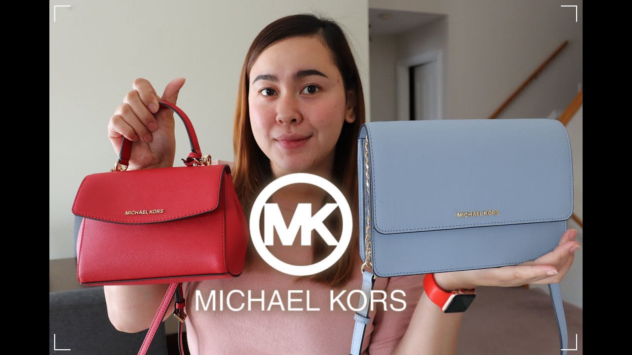 MICHAEL KORS Ava Extra-Small & Daniela Large Saffiano Leather Crossbody Bag