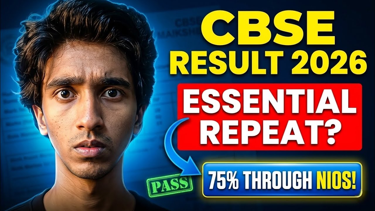 CBSE Class 12 Essential Repeat clear through NIOS | Full Details 🔥
