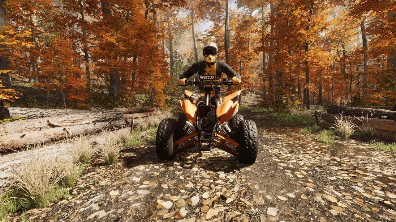Exploring Autumn Valley with an ATV
