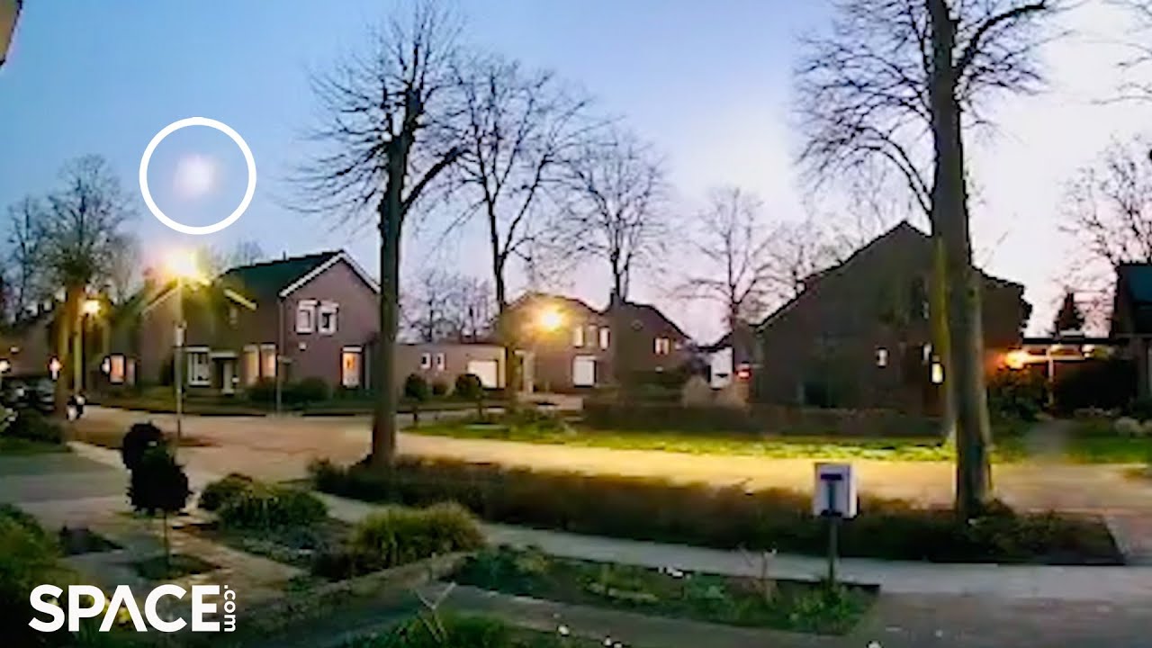 Fireball streaks across skies of several European cities