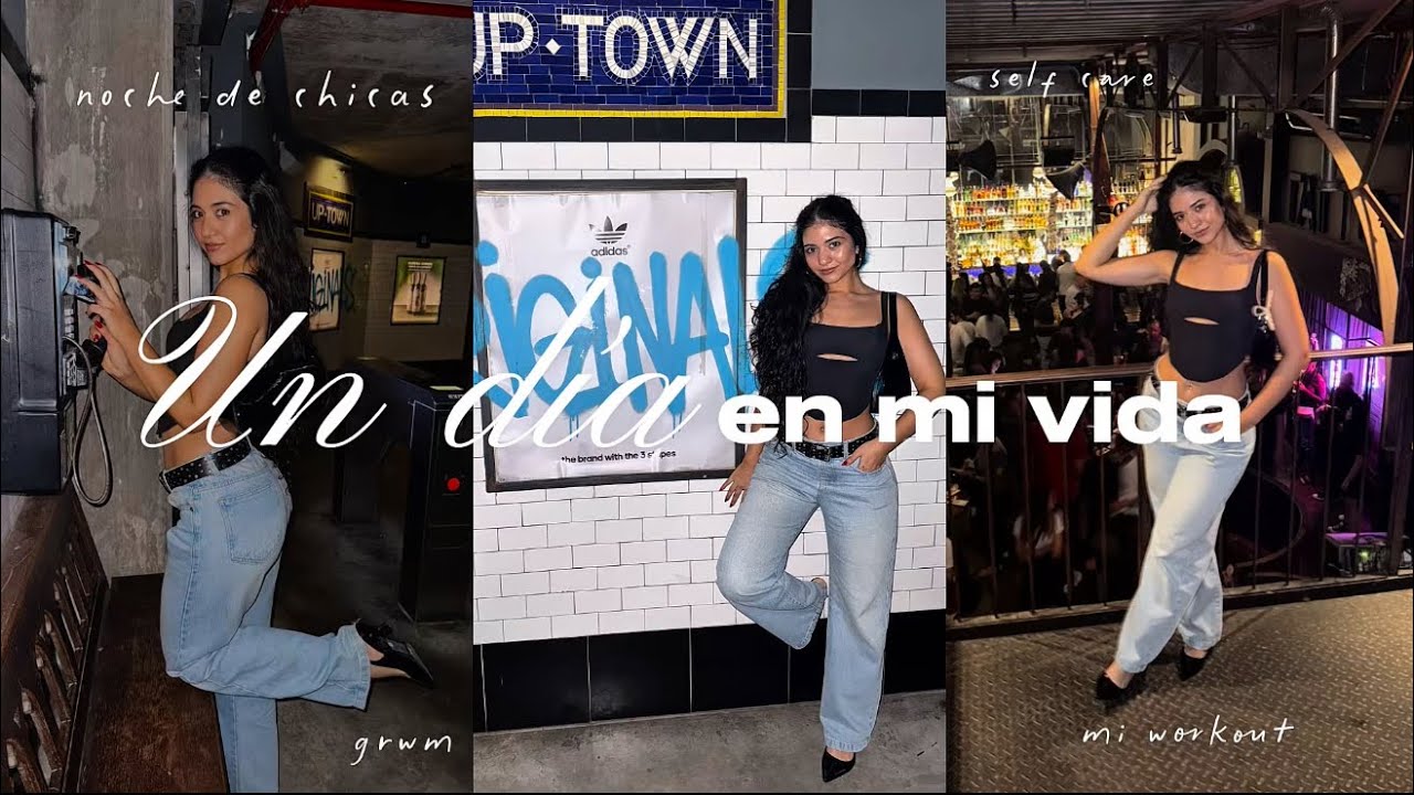 vlog de un día conmigo, viviendo sola en la ciudad, mi workout, grwm para una girls night ⋆.𐙚 ̊
