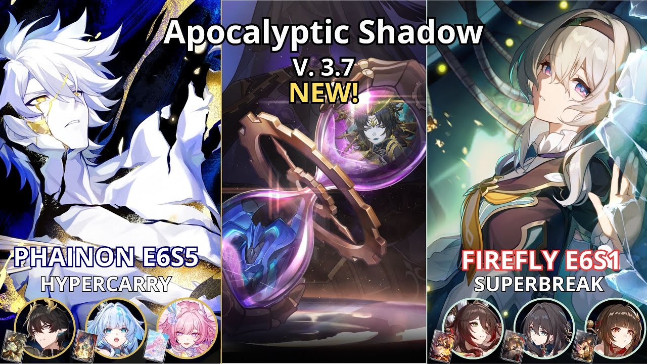 NEW Apocalyptic Shadow Floor 4 | Phainon E6S5 Hyper & Firefly E6S1 Break | Honkai: Star Rail 3.7
