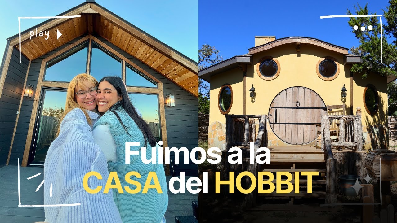 Fuimos a la CASA del HOBBIT!! - Casas del árbol y domos en Fredericksburg