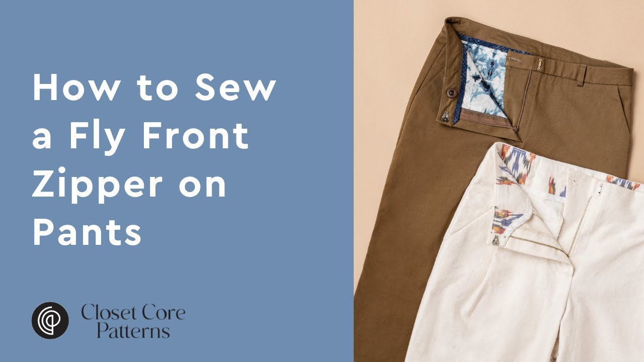 How to Sew a Fly Front Zipper