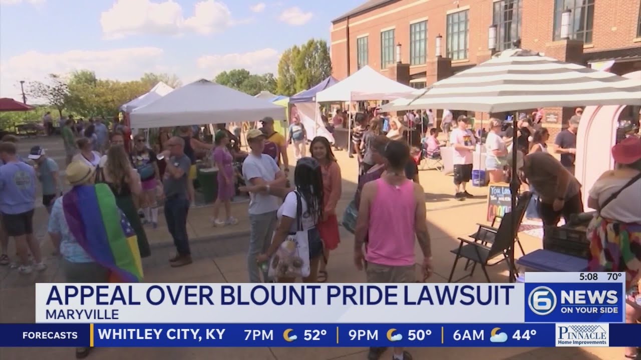 ACLU appeals dismissal of lawsuit over 2024 Blount Pride event