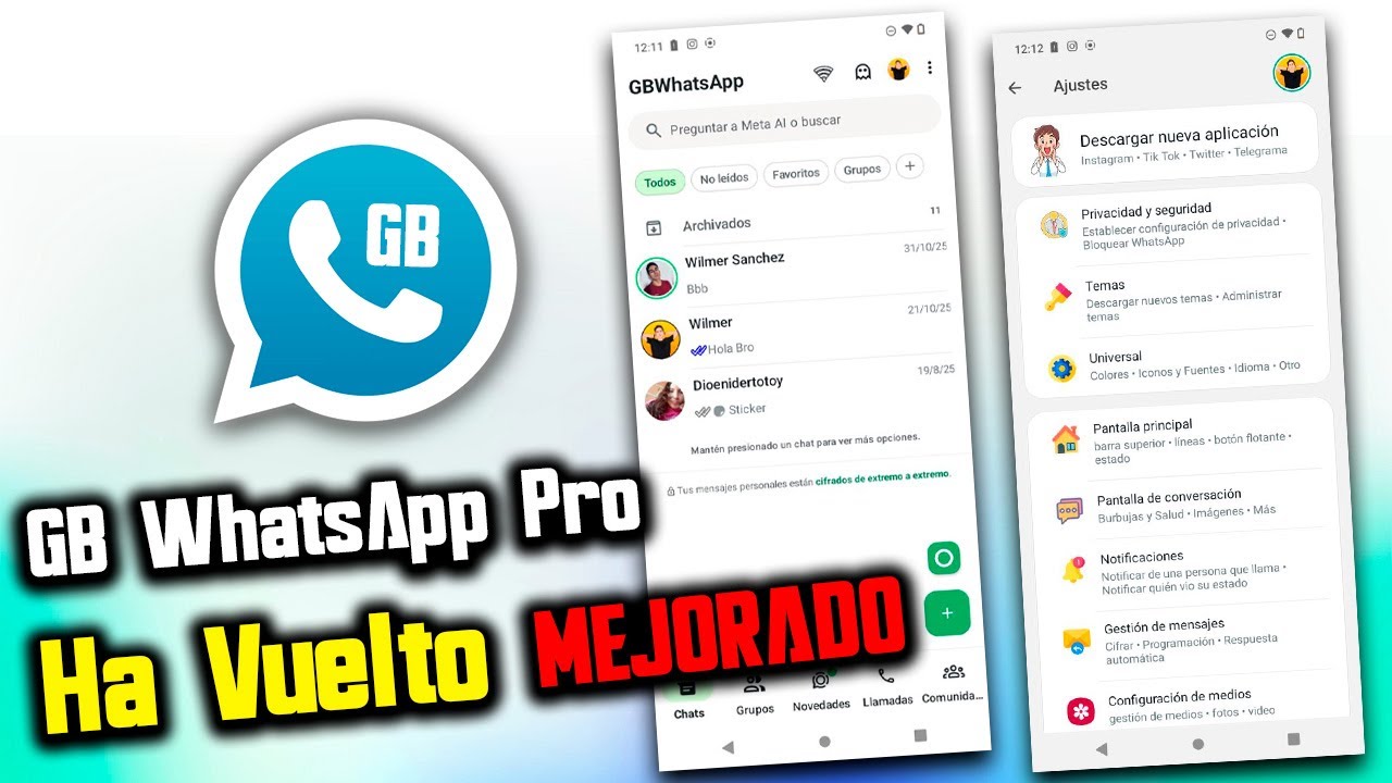 Nuevo GBWhatsApp Pro ¡YA FUNCIONA! nueva Versión para Android