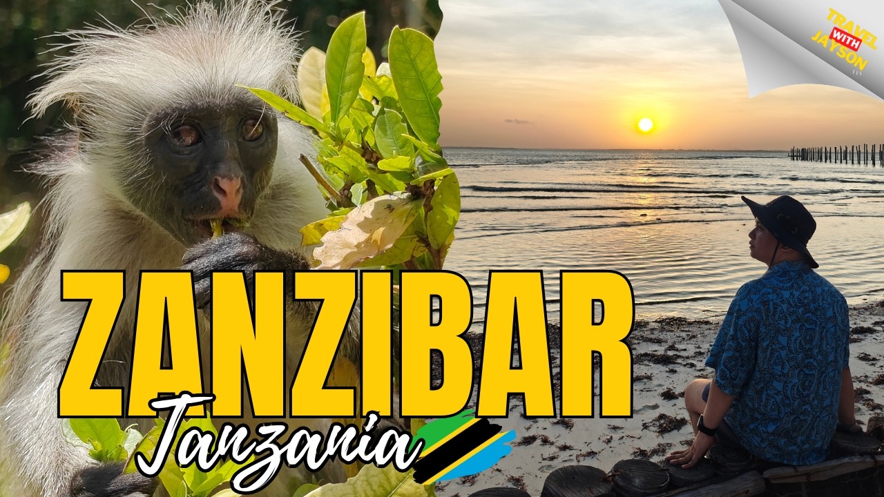 SUNSET AT THE EAST COAST OF ZANZIBAR - DAY 2 | ZANZIBAR, TANZANIA 🇹🇿