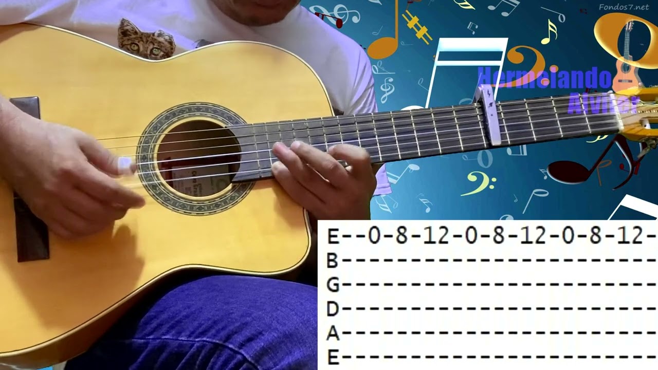 El Andariego - Requinto y Arreglos - Tablaturas - Vídeo Demostrativo (Álvaro Carrillo)