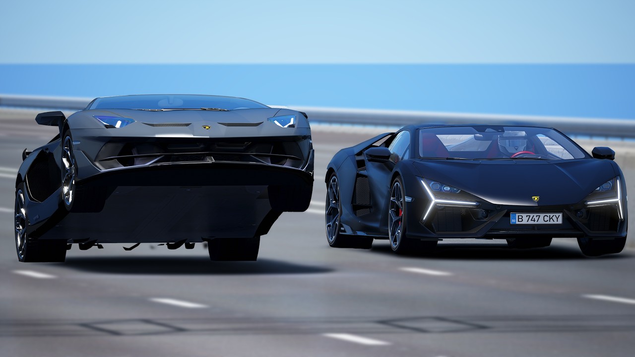 1,000KMH!!! Lamborghini Revuelto vs Lamborghini Aventador SVJ | DRAG & TRACK RACE