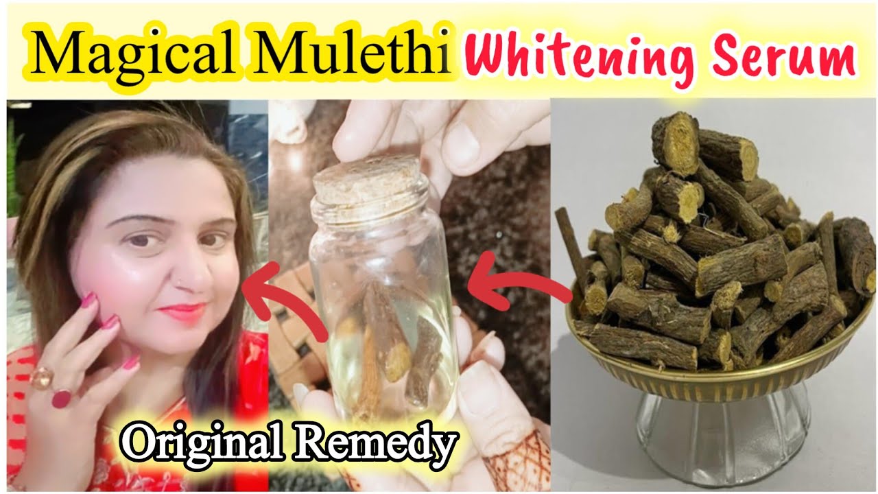 Mulethi Whitening Serum / Magical Food Sticks / Anti Aging Treatment At Home/ Remove pigmentation 