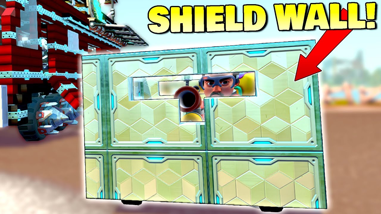 I Built A Mobile Shield Wall To Protect Against Tapebots! - Survival Nomad 30