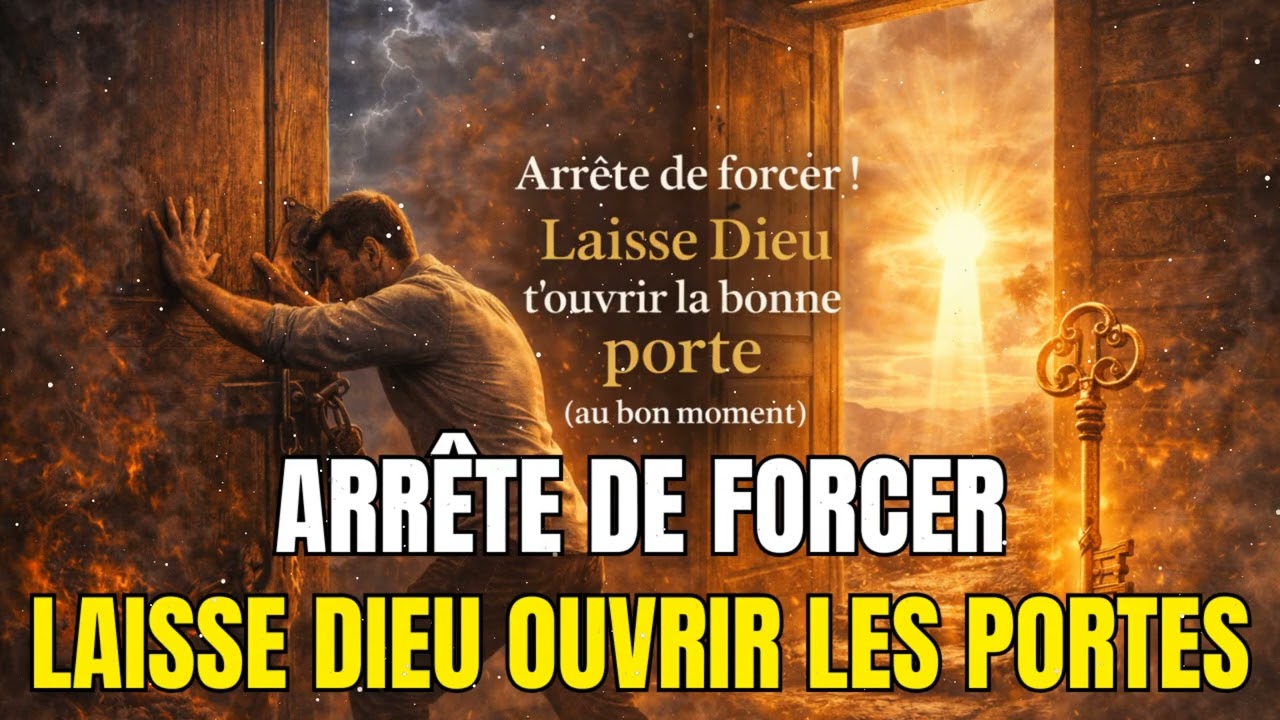 Arrête de forcer ! Laisse Dieu touvrir la bonne porte (au bon moment)