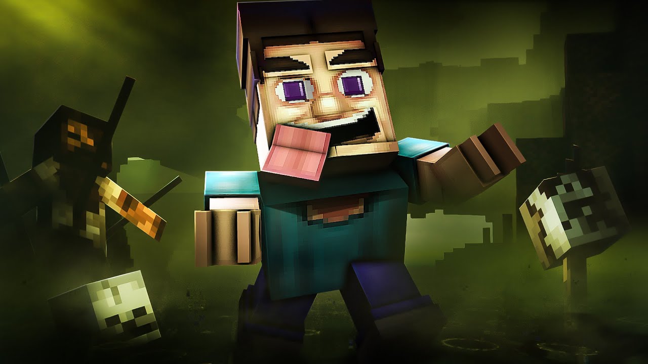 Surviving Freaky Steve Sa Horror Minecraft...