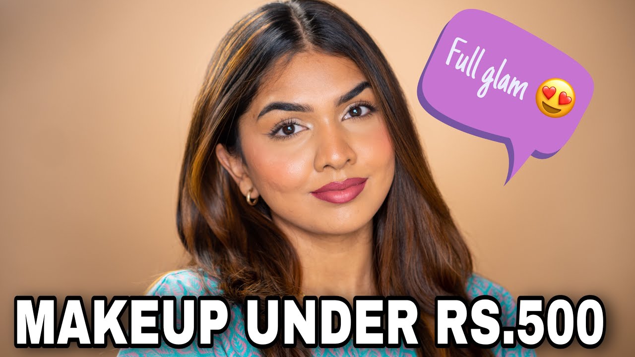 Full face of makeup under Rs. 500 | Best Affordable Makeup | Drugstore
