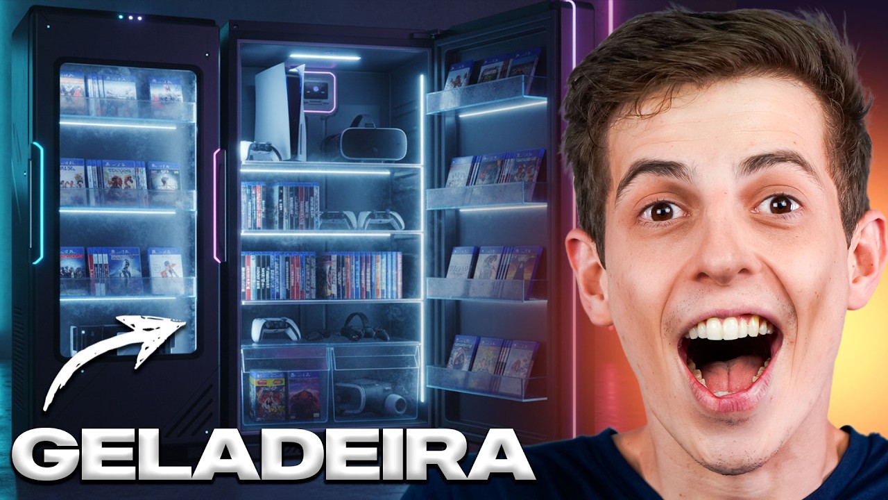 ELE MONTOU O SETUP GAMER DENTRO DA GELADEIRA
