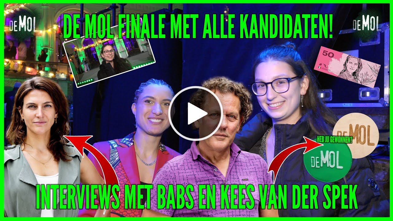 WIE IS DE MOL FINALE WIE WAS JULLIE MOL? INTERVIEWS MET BABS EN KEES EN WINACTIE BEKENDMAKING #517