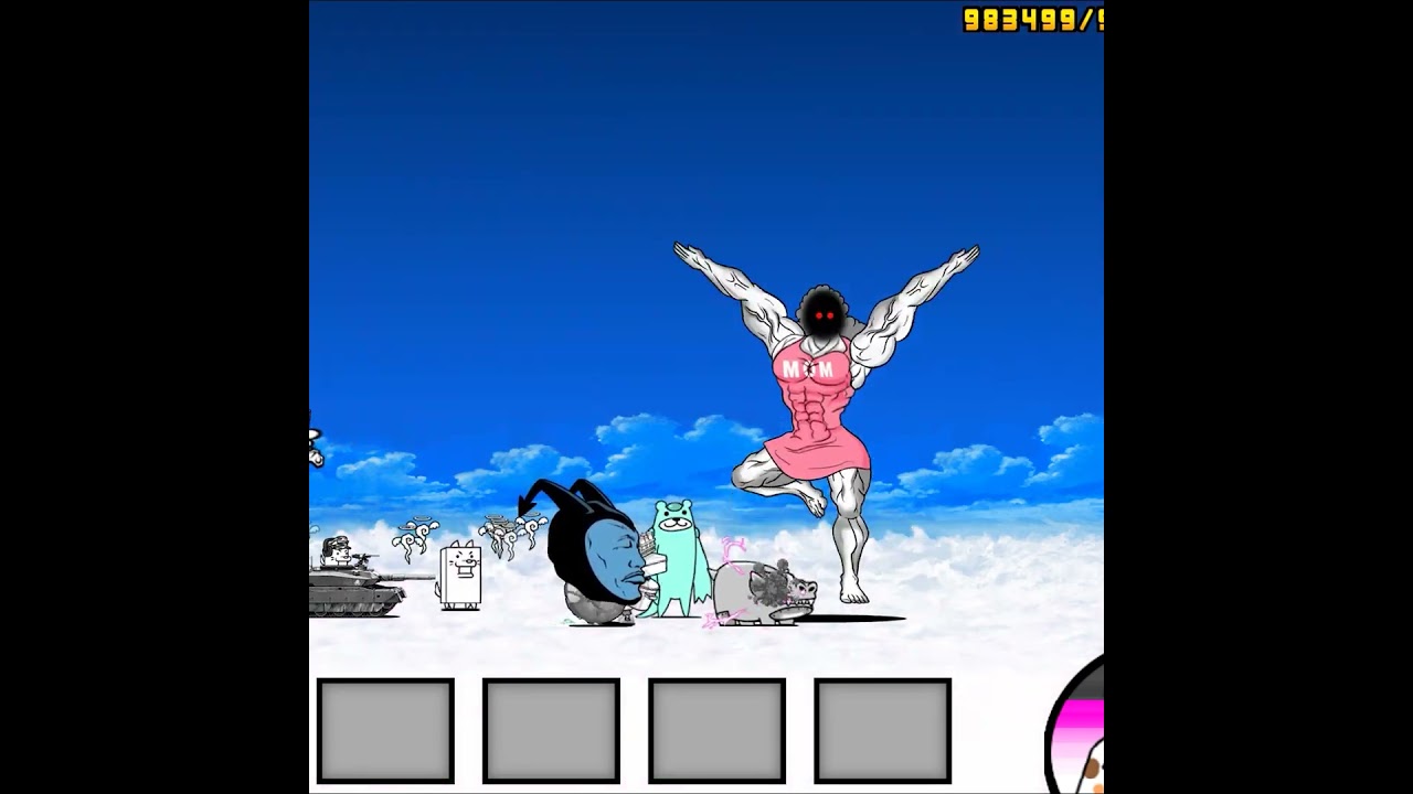 Super Ultimate Herald Papuu vs Galaxy Cosmom #shorts #bcu #mom #fanmade #thebattlecats #papuu