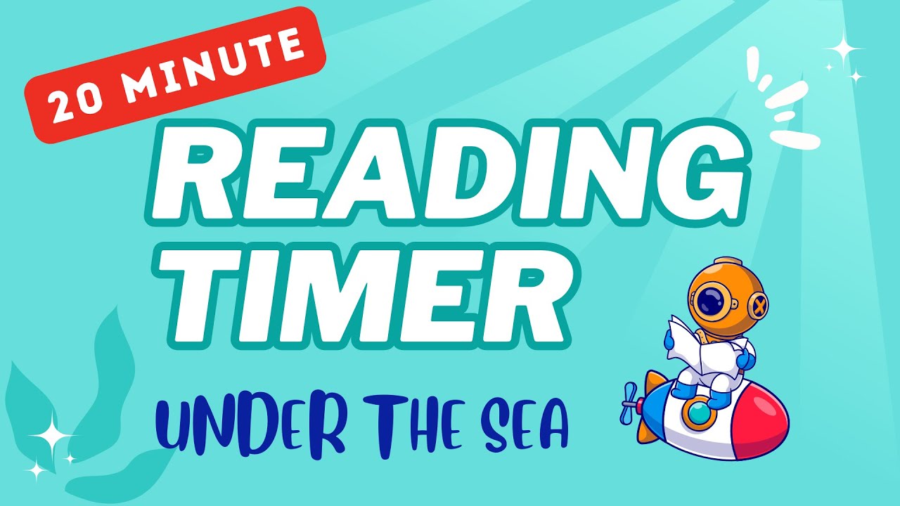 20 Minute Reading Timer | Under the Sea Quiet Reading | Ocean Classroom Timer