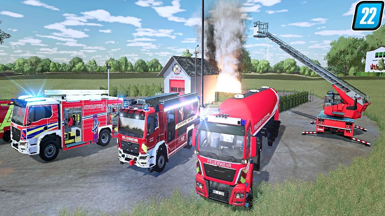 XXL Einsatz mit Sirenenalarm: Feuer bei der FEUERWEHR! 🔥  | Ls22 Kandelin
