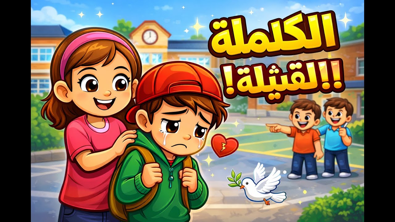 نور وحمزة – قصة التنمّر والكلمة المؤذية | مغامرات الصغار