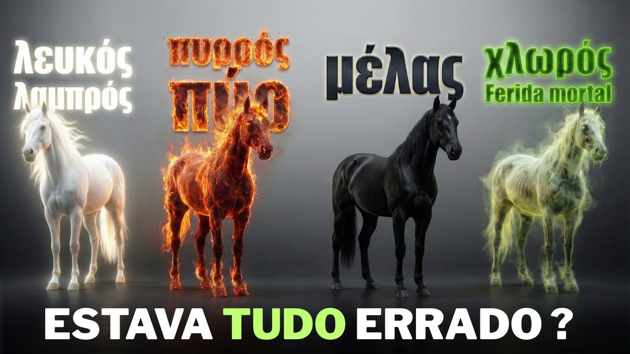 O mistério dos 4 cavaleiros do Apocalipse nas cores originais do grego – ESTAVA TUDO ERRADO?