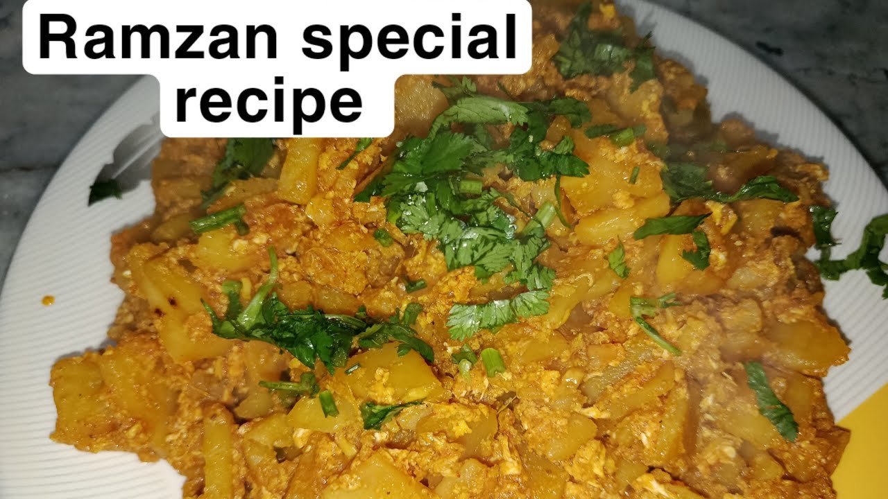 Restaurants style Aloo Ande ki bhujiya | special ramzan recipe||simple and easy 💗
