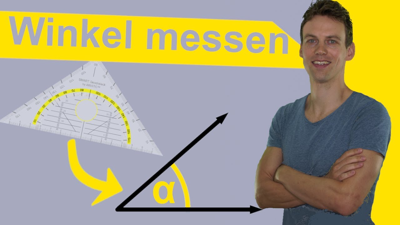 Winkel messen Teil 1 - Zwei Möglichkeiten einen Winkel mit dem Geodreieck zu bestimmen |