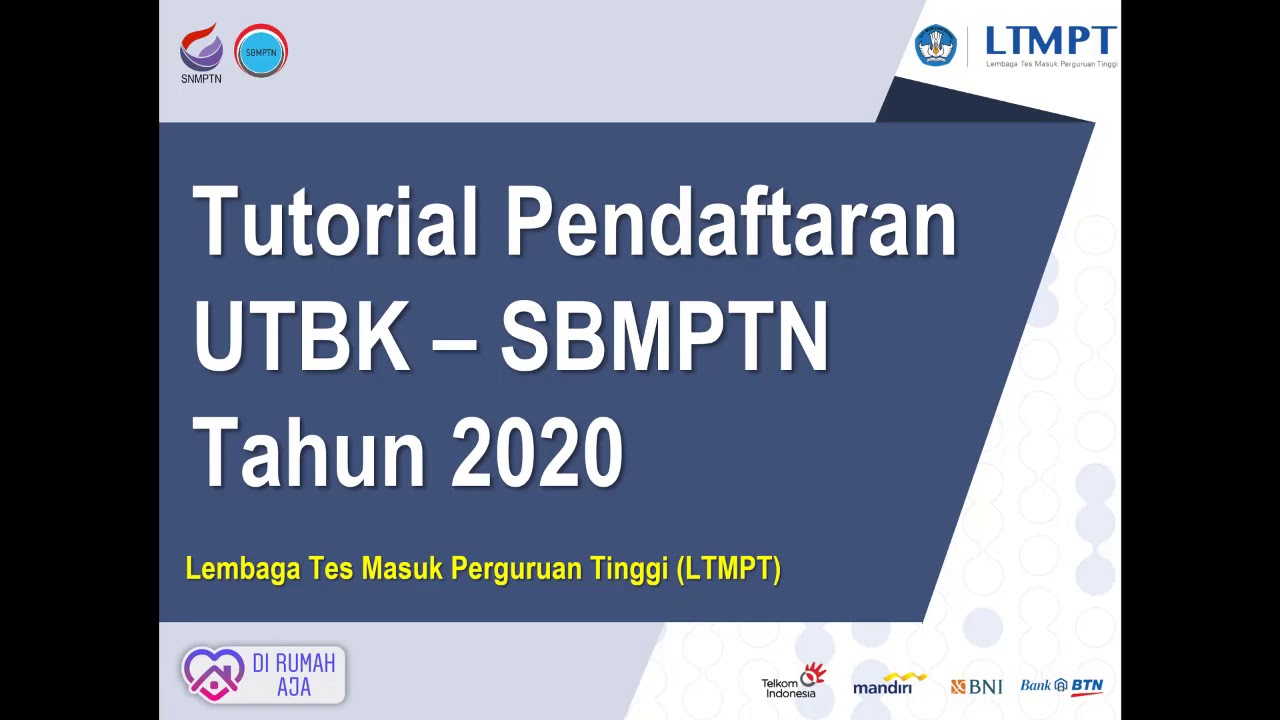 Tutorial Pendaftaran UTBK dan SBMPTN 2020. (02)  Pilihan Program Studi, Portofolio, dan Konfirmasi