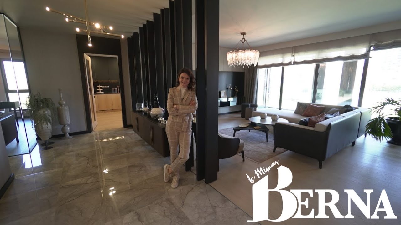 Fonksiyonel ve ferah 4,5 + 1 Ev // EV TURU 24.BÖLÜM //İç Mimar Berna