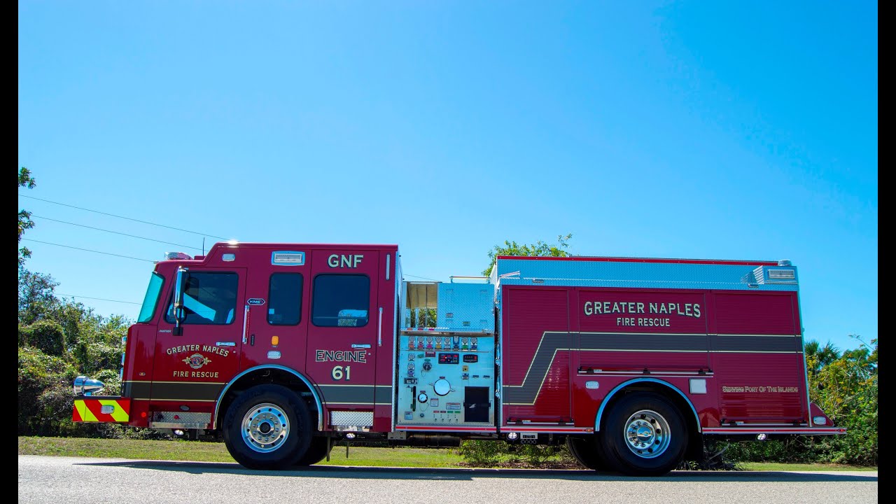 SFEV - Greater Naples Fire Rescue District's KME Custom pumper - ENGINE 61