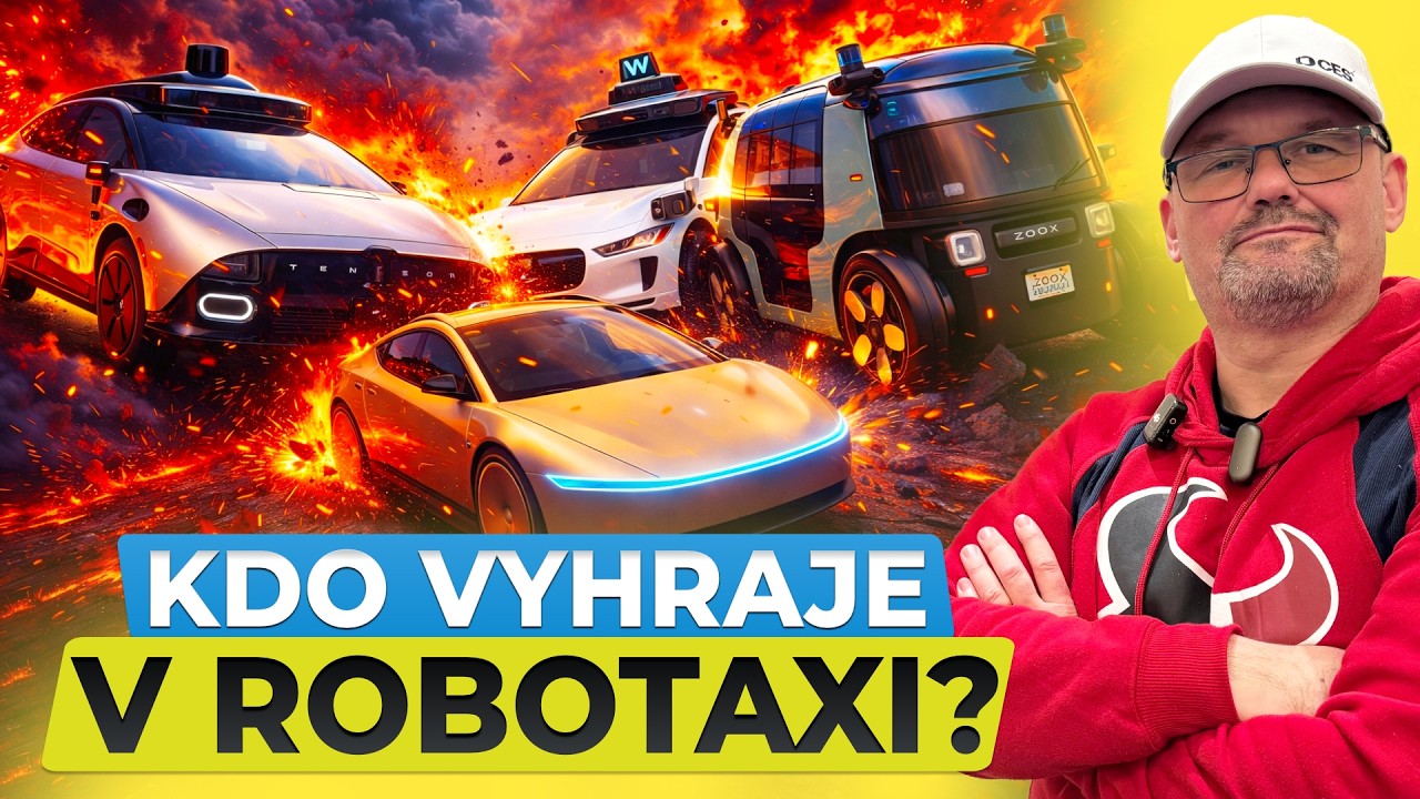 Nejlepší autonomní systém? Srovnali jsme Waymo, Zoox, Tensor a Teslu | CES 2026