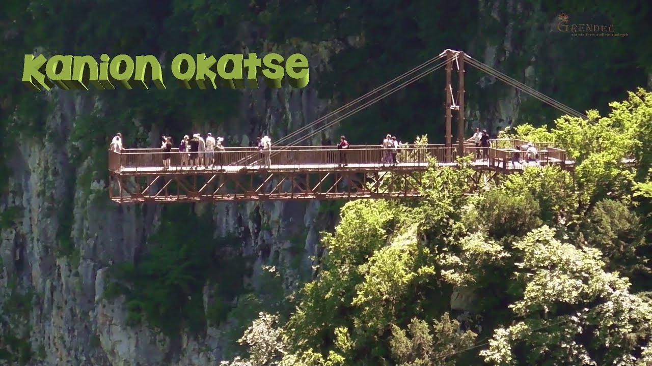 Gruzja: kanion Okatse / Okatse canyon, Georgia