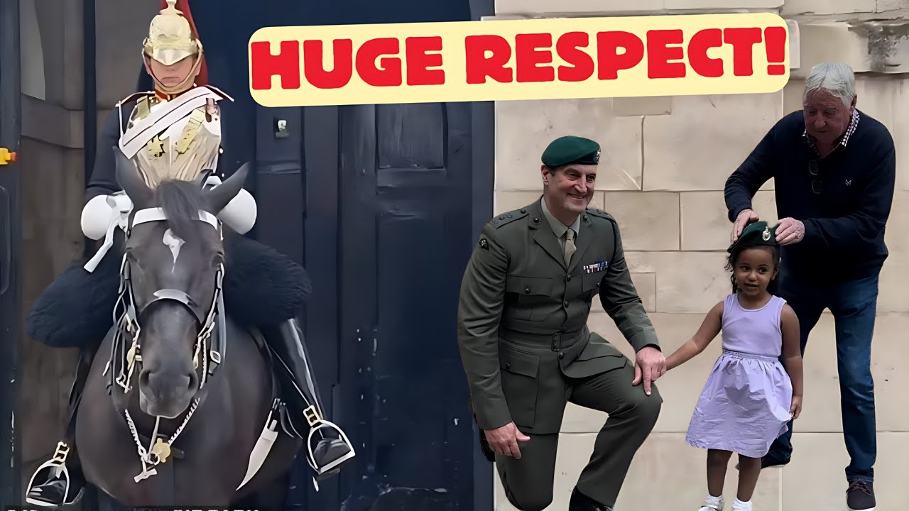 Rare Footage Shows King's Guards Paying Respect to New Zealand Veterans. #kingsguard