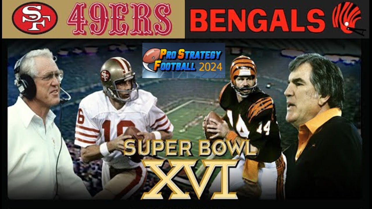 Pro Strategy Football 2024 - Super Bowl XVI Alternate Replay 49ers vs Bengals