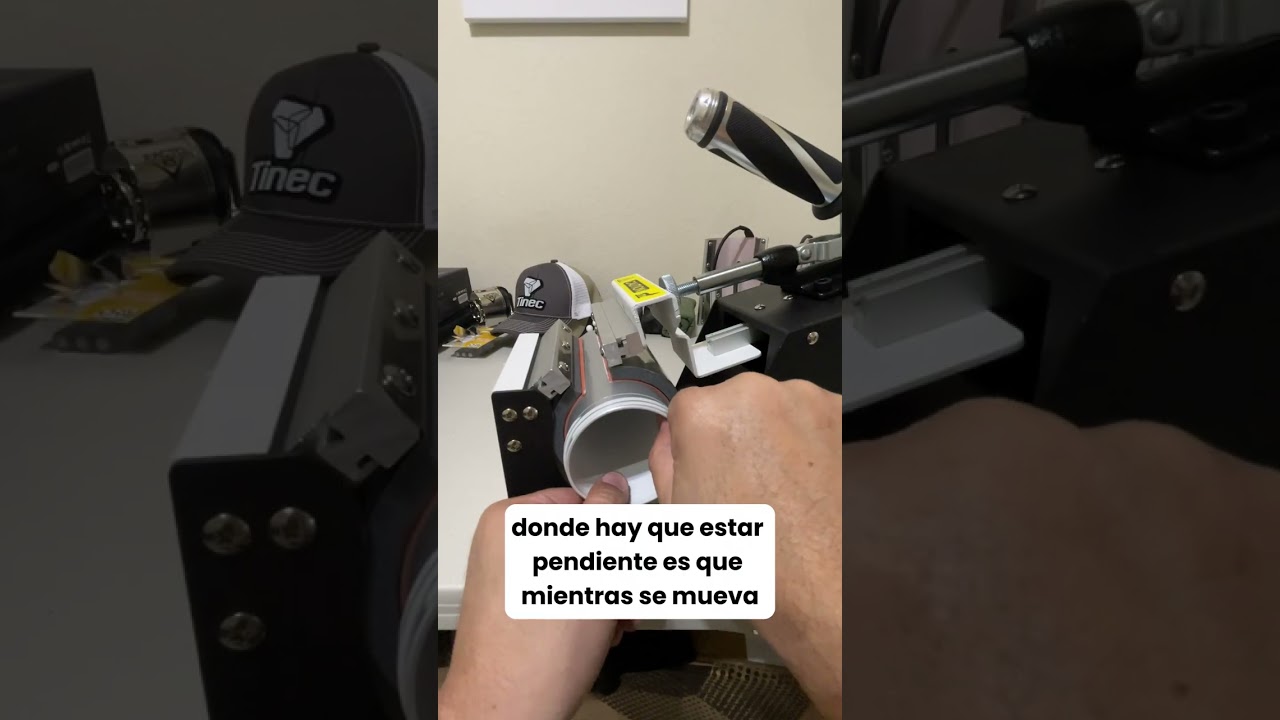 Ajuste de presión en Prensa para Tazas y Botellas