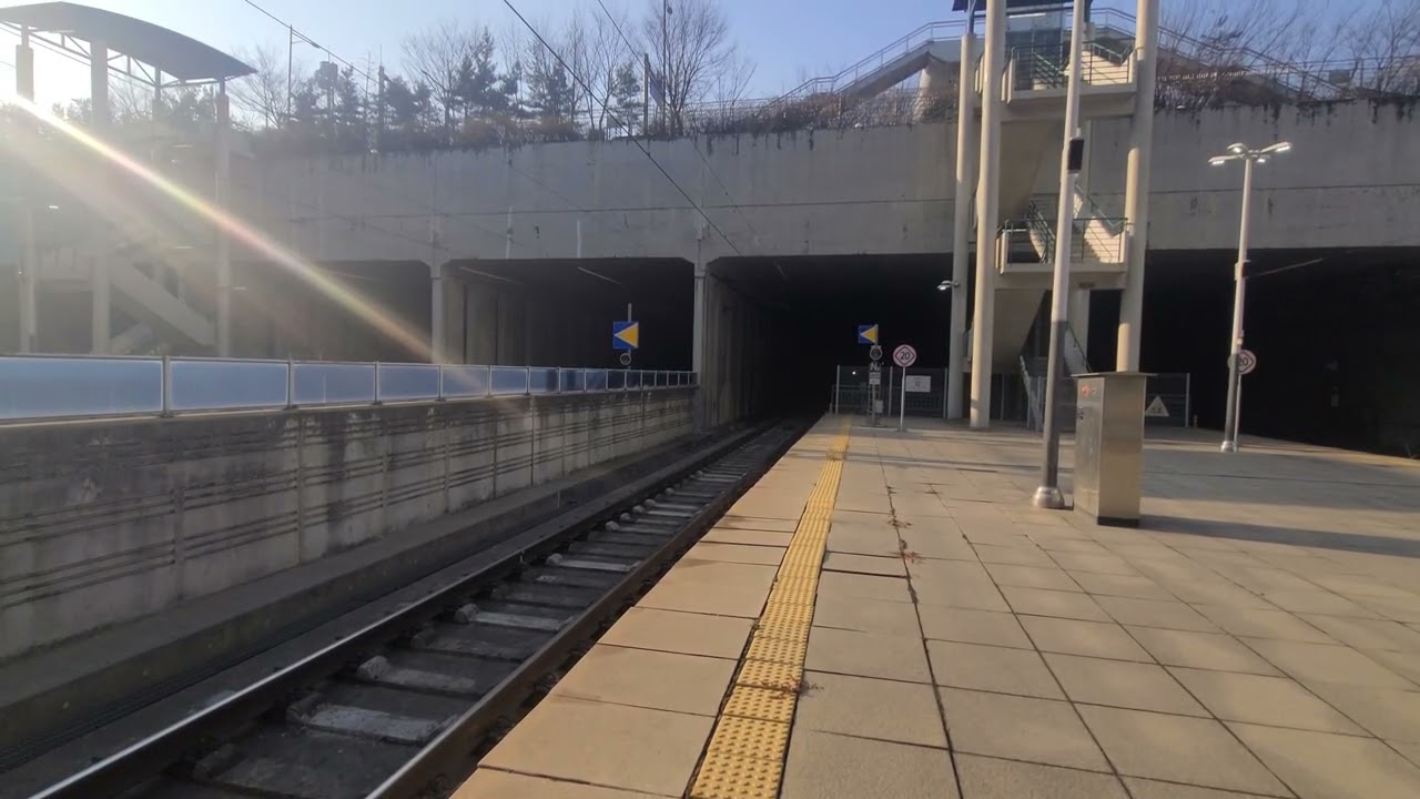 KTX 002호기 서울행 #10 광명역 진입